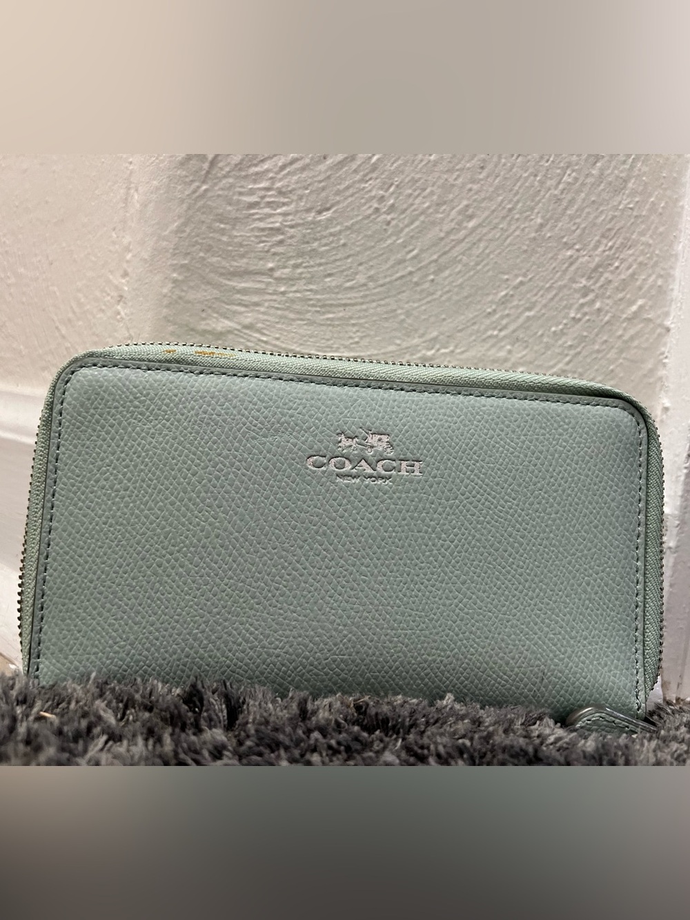 Tiffany Blue Coach wristlet